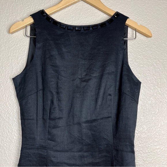 Zara Dresses & Skirts - 🔴 5 for $25! Zara Midi Dress Gemstone Neckline Black Knee-Length Ramie Sz Small